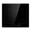 AMZCHEF CE-FS-I72S-FFDD06 Induktsioonpliit, 4 tsooni, 7200W, puutetundlik juhtimine, sisseehitatav, must klaaskeraamika