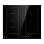 AMZCHEF CE-FS-I72S-FFDD06 Induktsioonpliit, 4 tsooni, 7200W, puutetundlik juhtimine, sisseehitatav, must klaaskeraamika