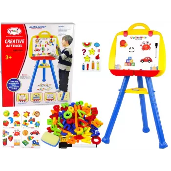 LEAN TOYS Seisev magnetiline tahvel 1200x900mm Kahepoolne 360° pööratav