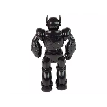 LEAN TOYS Interaktiivne robot kõnnib heli tuled must