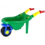 HEMAR Large Coloured Garden Wheelbarrow Green