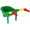 HEMAR Large Coloured Garden Wheelbarrow Green