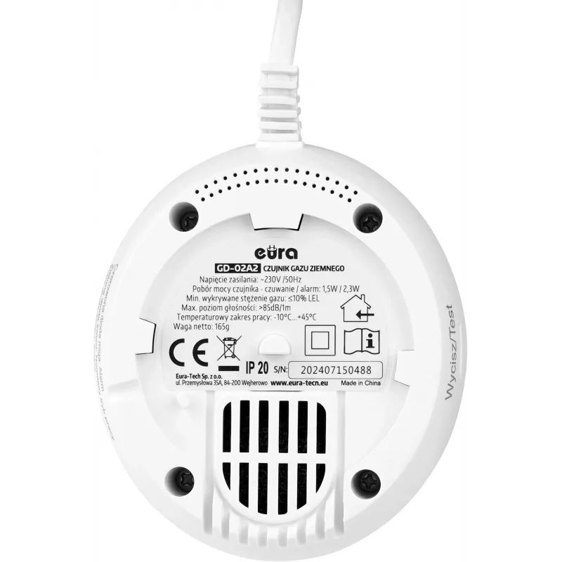 EURA GD-02A2 Gaasiandur maagaasile ja LPG-le