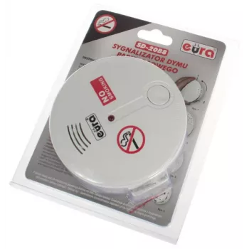 EURA SD-20B8 Fotoelektriline Suitsuandur, Valge, 9V Patarei