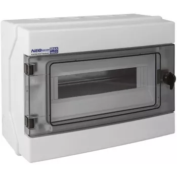 ELEKTRO-PLAST OPATÓWEK Hermetic Modular Distribution Enclosure 12 Modules Surface-Mounted (N+PE) IP65 RH-12
