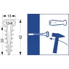Quick Mount Clip - Flat USMP-3 Elektro-Plast Opatówek 600tk KARP 16.23