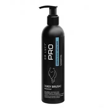 DR LUCY PRO EASY BRUSH 250 ml - Šampoon, mis muudab harjamise lihtsamaks pikkade ja jämedate karvadega koertele