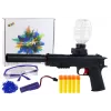 LEAN TOYS Electric Water Bullet Gun with Arrows and Safety Glasses, Black