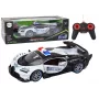 LEAN TOYS Kaugjuhitav RC Politseiauto Mõõtkavas 1:12 Valge