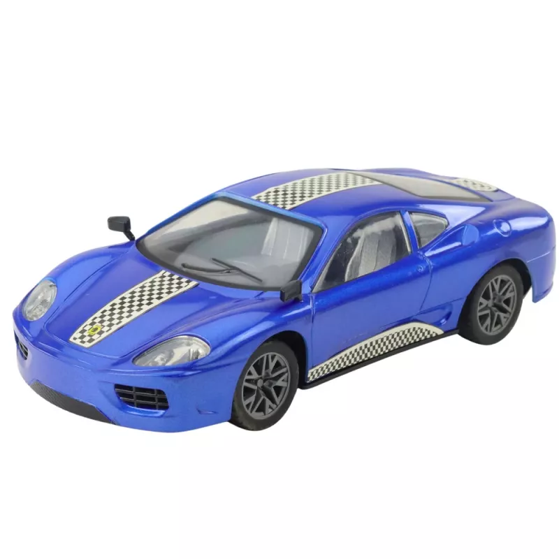 LEAN TOYS Kaugjuhitav RC Sportauto Tuled Sinine 1:16