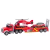 LEAN TOYS Tuletõrjeauto Puksiirauto Helikopter Auto Tuled Helid Punane