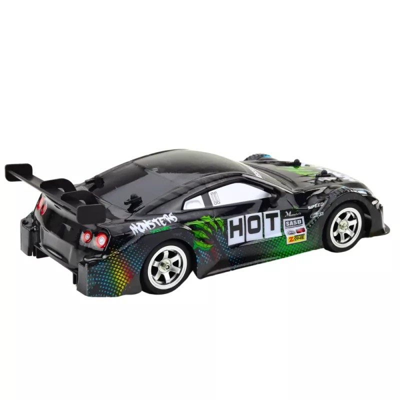 LEAN TOYS Drift Car RC Black Green 30km/h 1:16