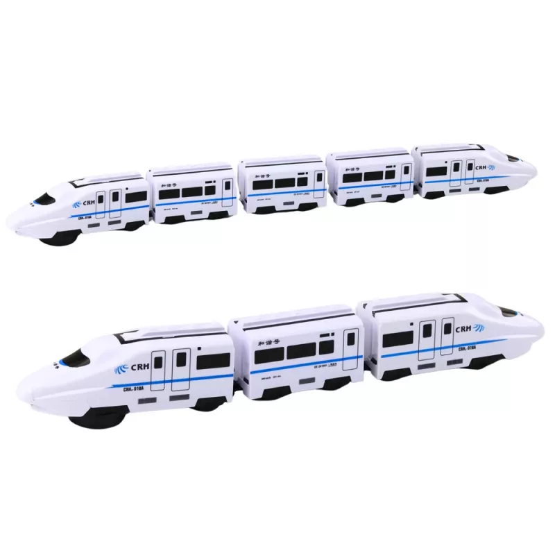 LEAN TOYS Interaktiivne rongikomplekt heli- ja valgusefektidega, valge, 62 cm