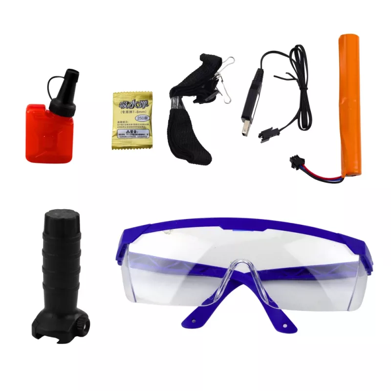 LEAN TOYS Ründepüss veepallidele, hüdrogeel, sihik, prillid, must, 86 cm