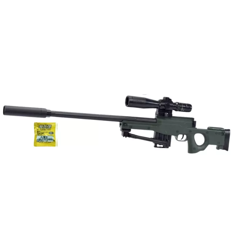 LEAN TOYS Sniper Rifle Replica AWM Stand Water Gel Balls 80cm