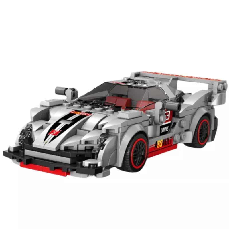 LEAN TOYS Ehitusklotsid Sportauto Robot 2in1 Hall 363 tk