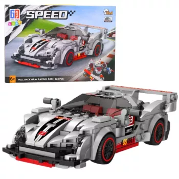 LEAN TOYS Ehitusklotsid Sportauto Robot 2in1 Hall 363 tk
