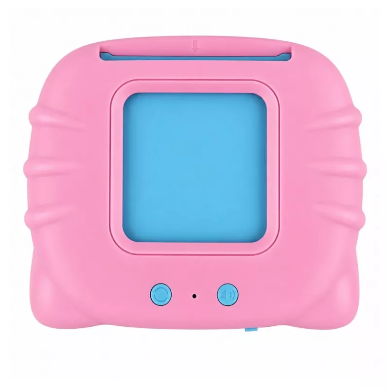 LEAN TOYS English Word Learning Card Reader Educational Toy Pink
