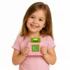 LEAN TOYS English Word Learning Card Reader Educational Toy Pink