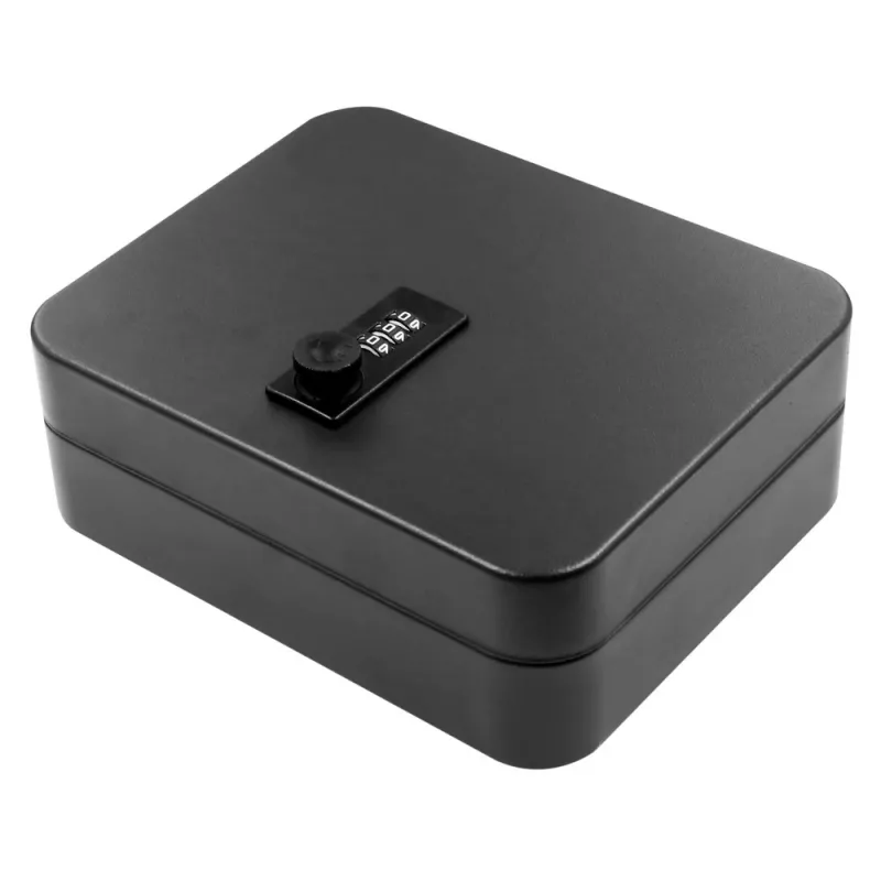 LEAN Metal Key Box with Digital Code, 48 Hooks, Black Stickers