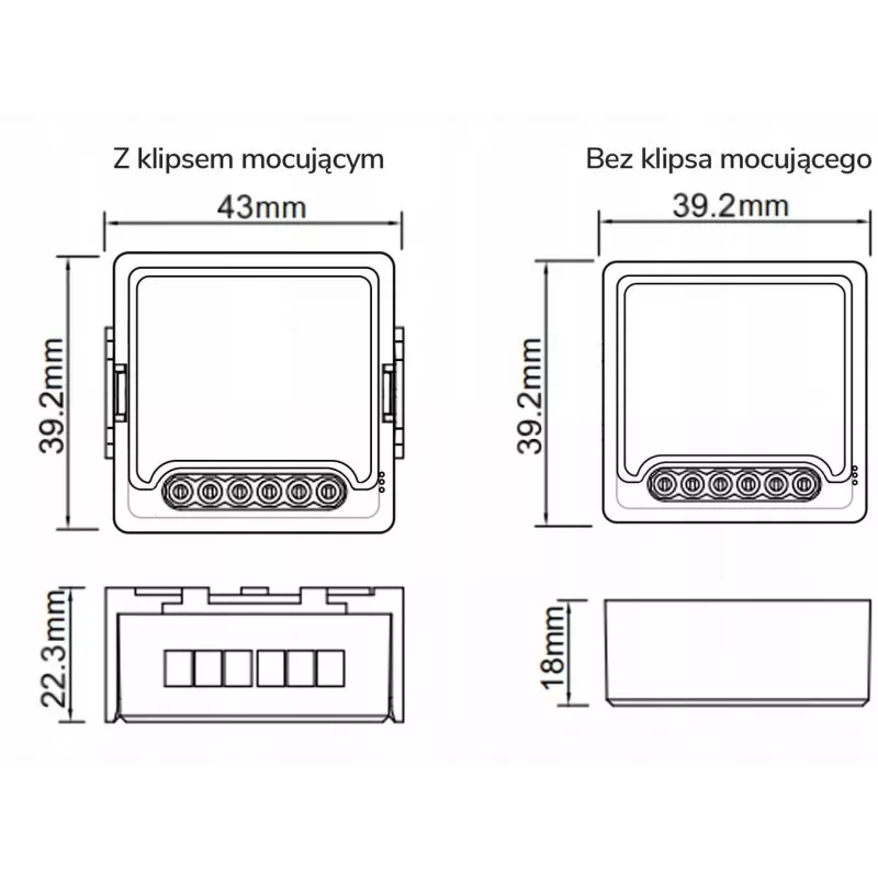 OXT T250G ZigBee Garaažiukse Andurimoodul Magnetkontaktiga TUYA Smart Life jaoks