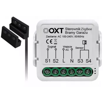 OXT T250G ZigBee Garaažiukse Andurimoodul Magnetkontaktiga TUYA Smart Life jaoks