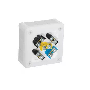 VIPLAST VP-41 Pindpaigaldatav harukarp 12 avaga Valge IP55 98x98x42mm 041-51