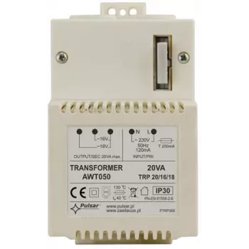 Pulsar AWT050 TRP Toroidaalne Toitetrafo 20VA 16V/18V
