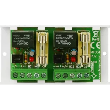 PULSAR AWZ512 Releemoodul 2x SPDT 12V DC