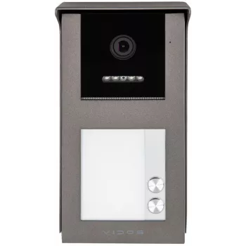 VIDOS IPX S101-2 Outdoor Panel - 2MP IP Video Door Station with RFID, PoE, IP65