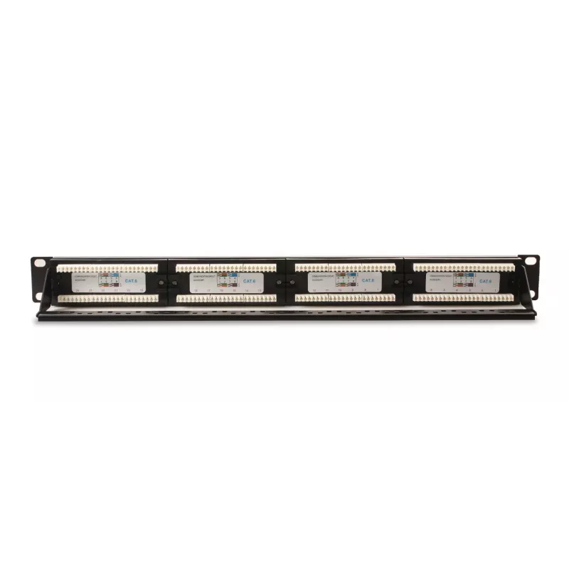GETFORT PGF-6UTP24-B4 Patch Panel UTP Cat.6 24 Port 1U Must