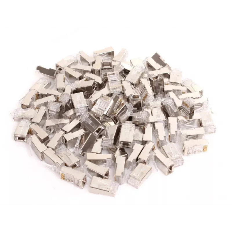 GETFORT RJ45 CAT.5e 8P8C varjestatud pistik (100 tk)