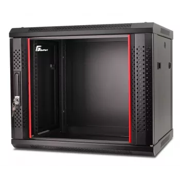 GETFORT CALI 19 inch 9U 600x450 Seinale Kinnitatav Riiulikapp Must