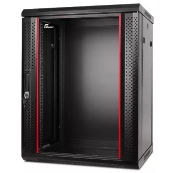 GETFORT CALI 19 inch 15U 600x600 seinakapp võrguseadmetele - must