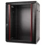 GETFORT CALI 19 inch 15U 600x600 seinakapp võrguseadmetele - must