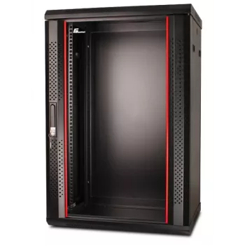 GETFORT CALI 19 inch 18U 600x450 seinale kinnitatav riiulikapp, must