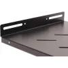 Getfort 45cm 19 inch 1U fikseeritud riiul rack-kappi - must