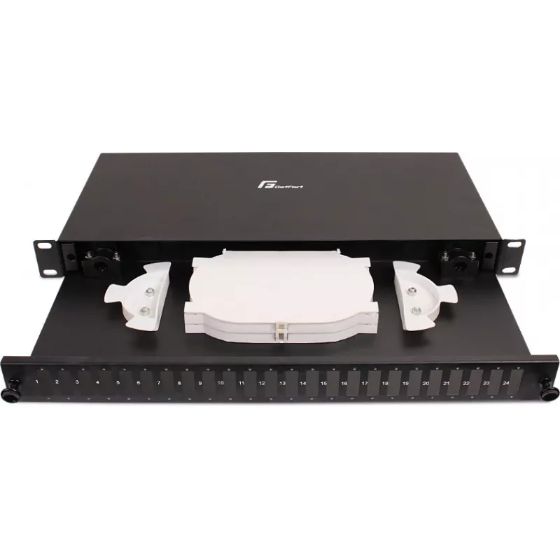 GETFORT GF-FO04-DX 1U 19 Tolli 24xSC Duplex Fikseeritud Fiiberoptiline Jaotuspaneel