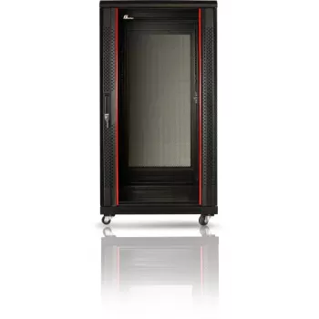 GETFORT 19 Inch 22U 600x600 Põrandal Seisev Riiulikapp Must