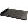Getfort 60cm fikseeritud riiul paigalduskappi 1U 19 tolli must 50kg
