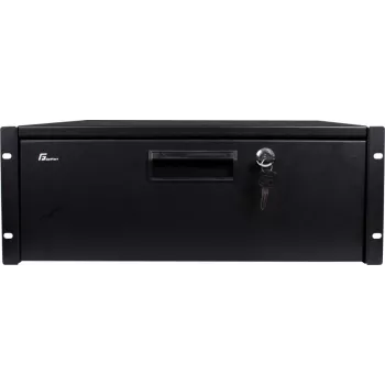 Getfort GF-4U-drawer 4U Rack Drawer - 19-tolline Lükandsahtel Lukuga, Must