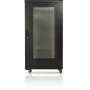 GETFORT 19-tolline 22U põrandal seisev serverikapp 600x600mm perforeeritud terasustega must