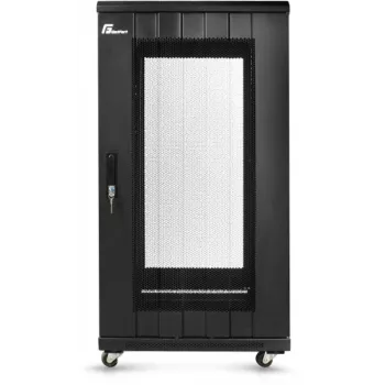 GETFORT 19-tolline 22U põrandakapp 600x800mm perforeeritud uksega must