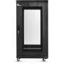 GETFORT 19-tolline 22U põrandakapp 600x800mm perforeeritud uksega must
