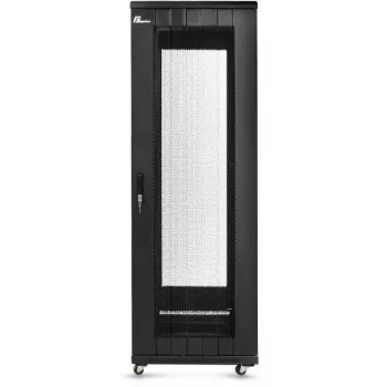 GETFORT 19-tolline 42U 600x800 vabaltseisev perforeeritud serverikapp - must (RAL 9005)