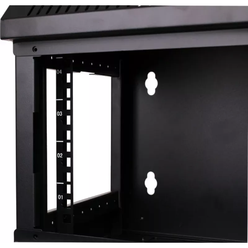 Getfort WGF04-33EH-WGB 10-tolline 4U seinakapp 300x300mm must