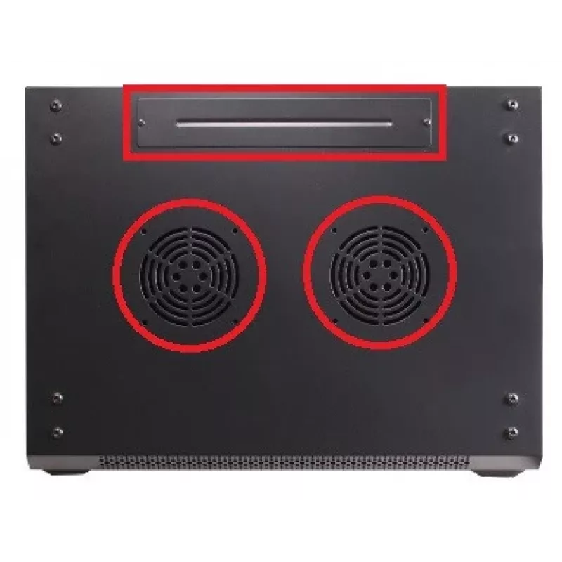 GETFORT ECO v2 19 inch 6U 600x450 seinakapp must
