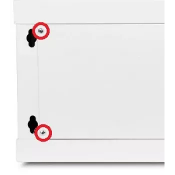 GETFORT ECO v2 19 Tolli 6U 600x450 Seinale Kinnitatav Riiulikapp Hall