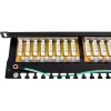 GETFORT PGF-6FTP24-B8 FTP Cat.6 24-Port Patch Panel 0.5U Black