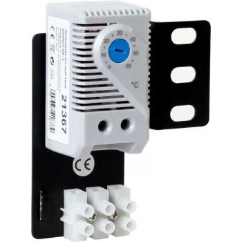 GETFORT GF-T Rack Ventilaatori Termostaat, 230V AC, 0-60°C, DIN Rööpale, RAL 7035